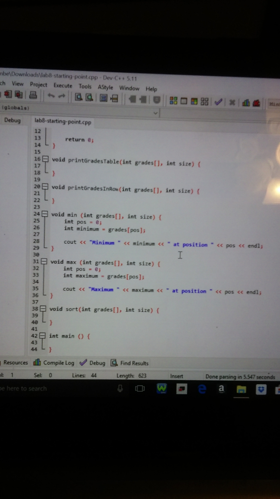Solved Use C++. ALSO USE THE STARTING POINT CODE I UPLOADED | Chegg.com