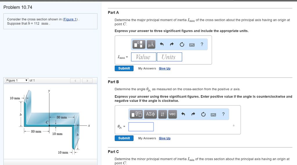 Solved Problem 10.74 Part A Consider the cross section shown | Chegg.com