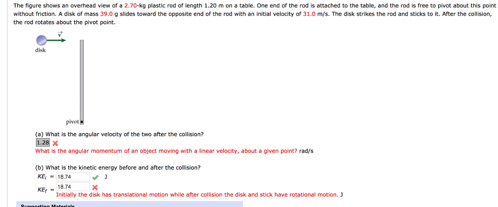 Solved The figure shows an overhead view of a 2.70-kg | Chegg.com