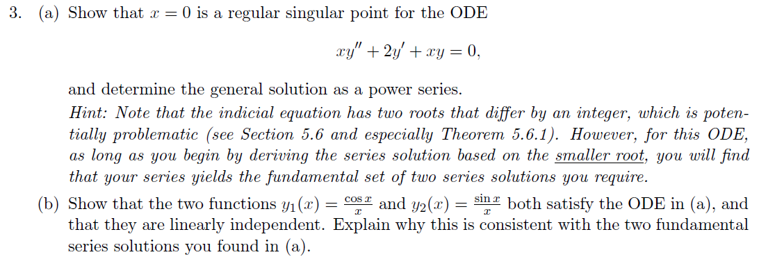 solved-show-that-x-0-is-a-regular-singular-point-for-the-chegg