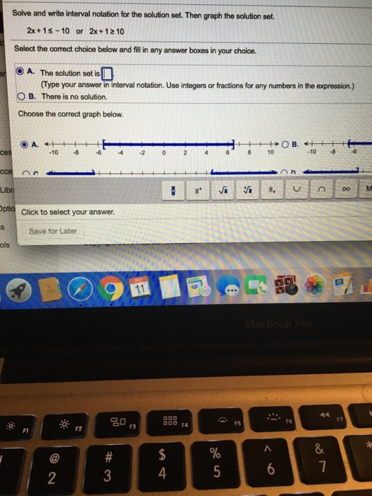 Solved Solve and write interval notation for the solution | Chegg.com