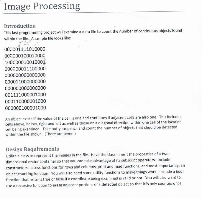 Image Processing Introduction This last programming | Chegg.com