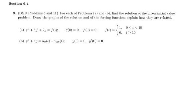 Solved Section 6.4 9. (B&D Problems 5 And 11) For Each Of | Chegg.com