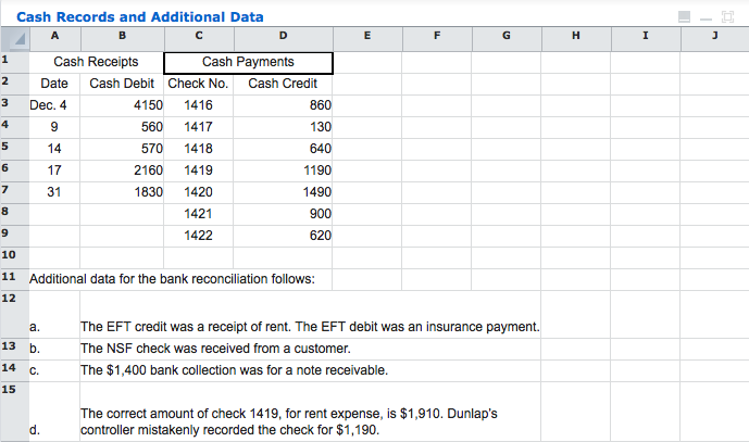 Solved Explanations : BC-bank collection; EFT-electronic | Chegg.com