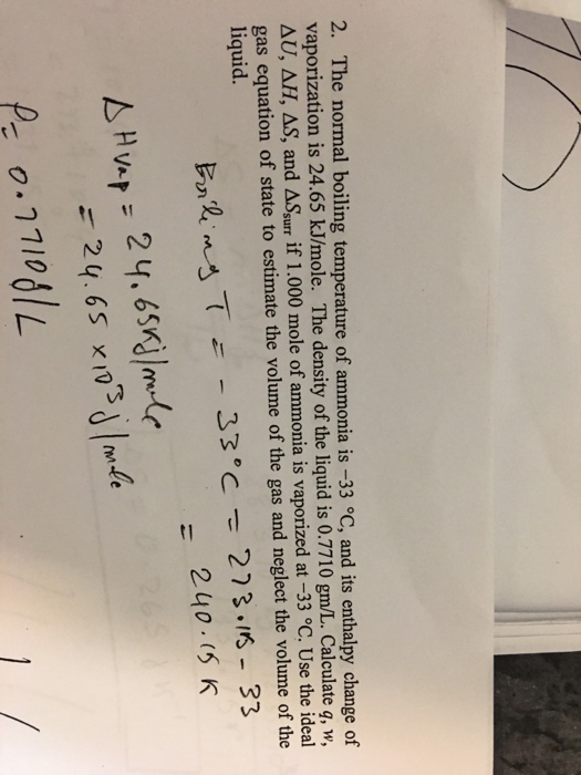 solved-the-normal-boiling-temperature-of-ammonia-is-33-chegg