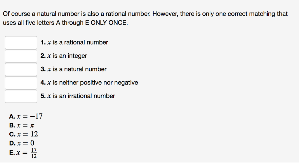 every natural number is not a rational number