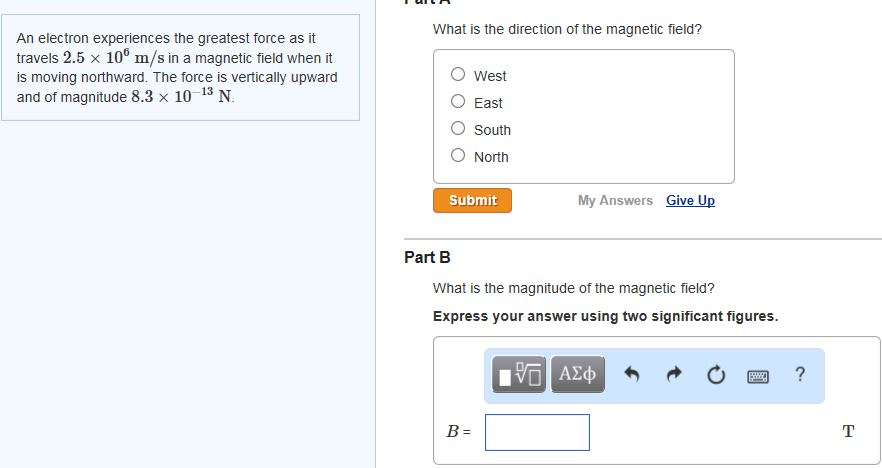 Solved What Is The Direction Of The Magnetic Field? An | Chegg.com