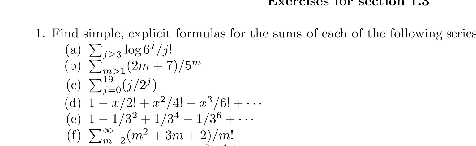 explicit form of sum of geometric sequence