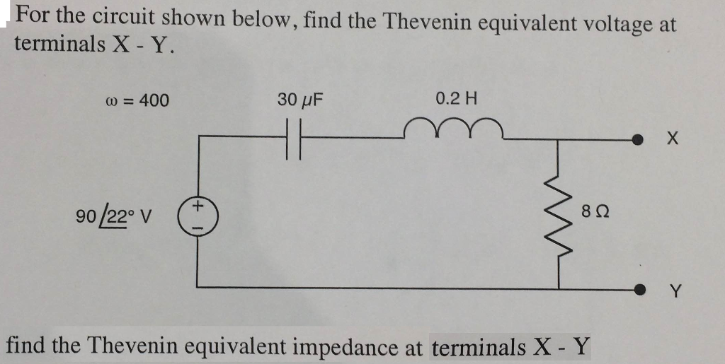 Solved For the circuit shown below, find the Thevenin | Chegg.com