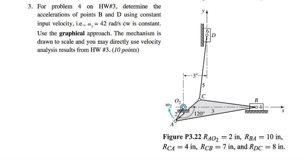 For Problem 4 On HW#3, Determine The Accelerations Of | Chegg.com