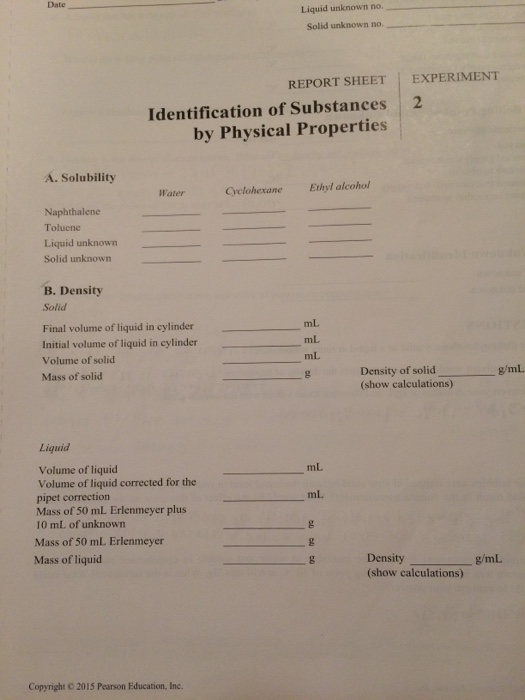 identification-of-substances-by-physical-properties-chegg