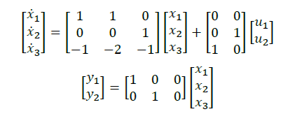 Solved Obtain the transfer function matrix of the system | Chegg.com