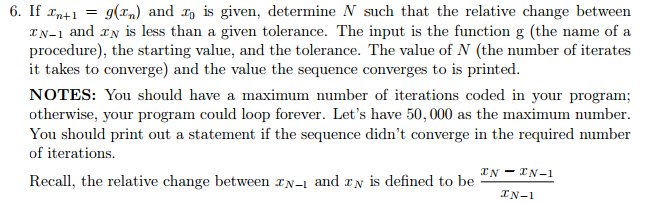 Python function question relating to tolerance and | Chegg.com