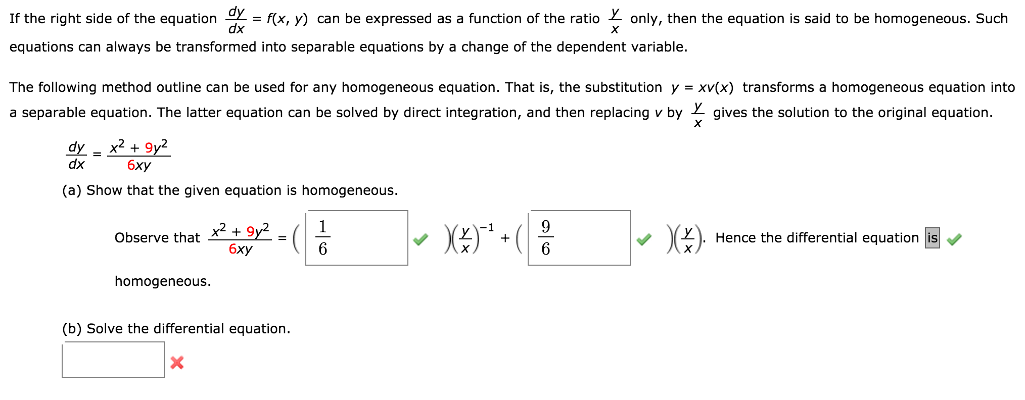 Solved If the right side of the equation dy/dx = f(x, y) can | Chegg.com