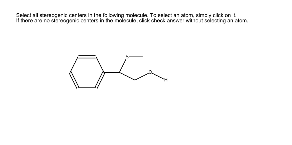Solved Select all stereogenic centers in the following | Chegg.com