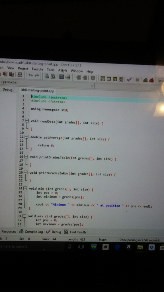 Solved Code in a C++ program. Start with the STARTING POINT | Chegg.com
