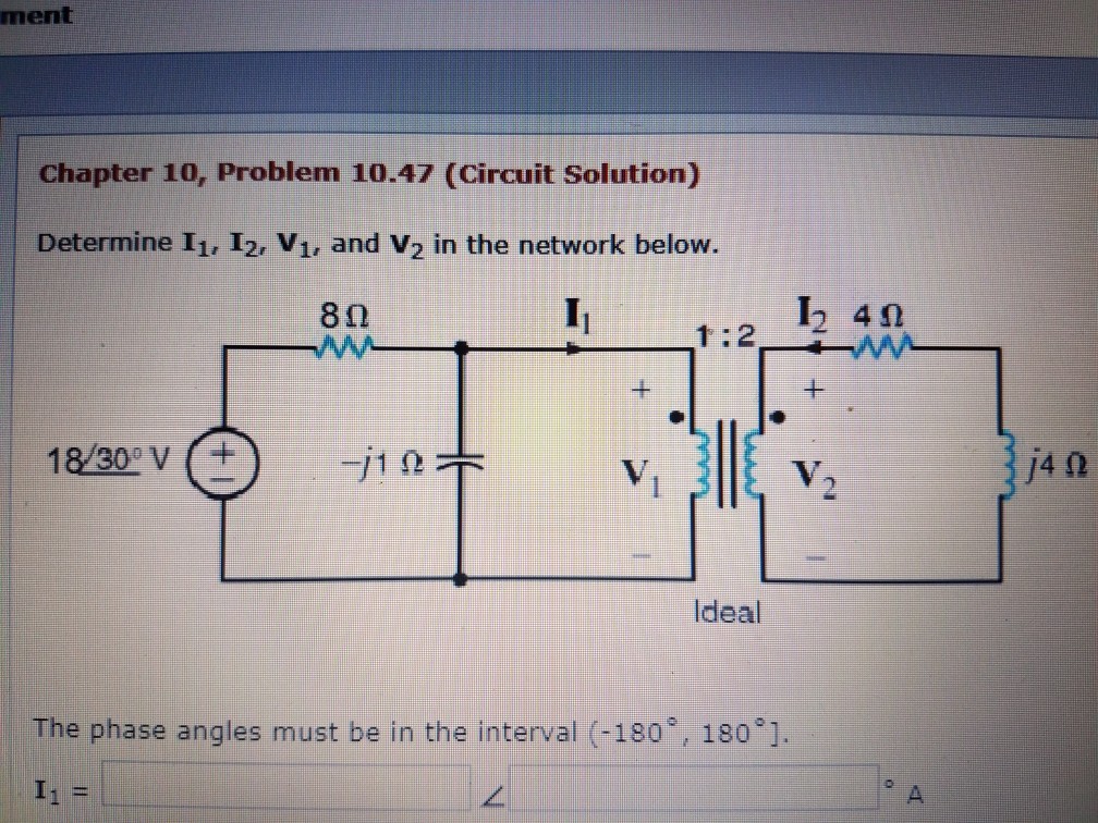 Solved ment Chapter 10, Problem 10-47 (Circuit Solution) | Chegg.com