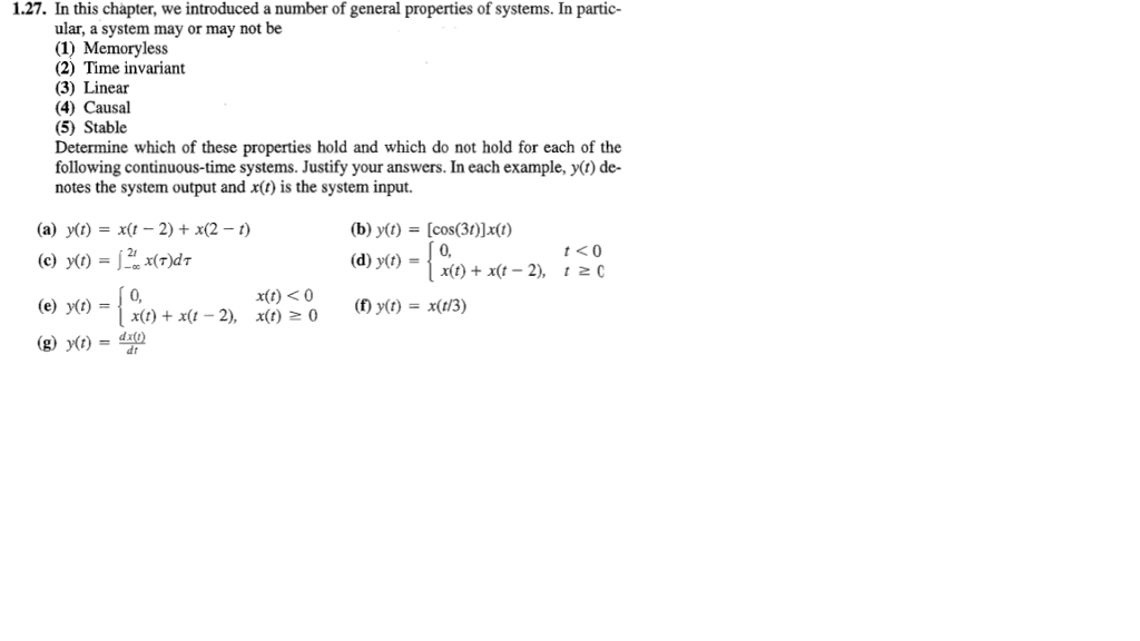 Solved 1.27. In This Chapter, We Introduced A Number Of | Chegg.com