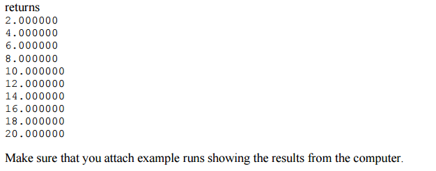 Solved 4. Write a piece of C code with a function, | Chegg.com