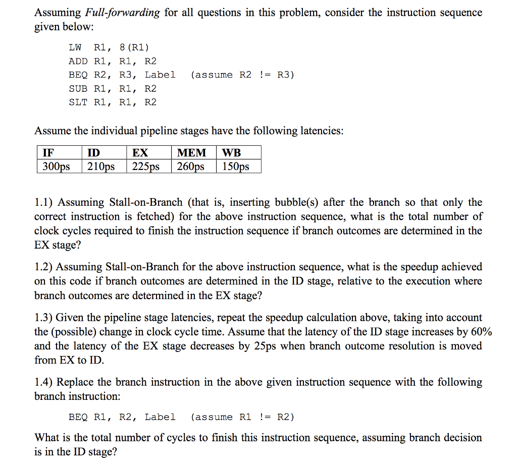 solved-assuming-full-forwarding-for-all-questions-in-this-chegg