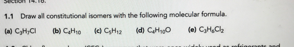 Solved Draw All Constitutional Isomers With The Following | Chegg.com