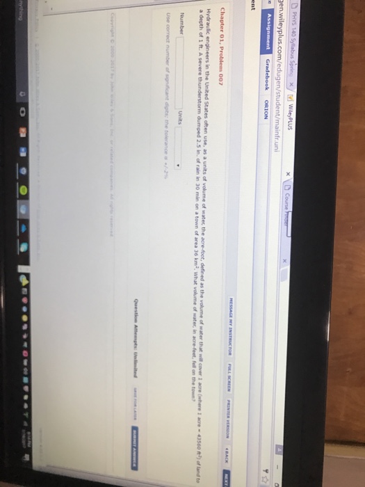 Solved Hydraulic engineers in the United States often use,