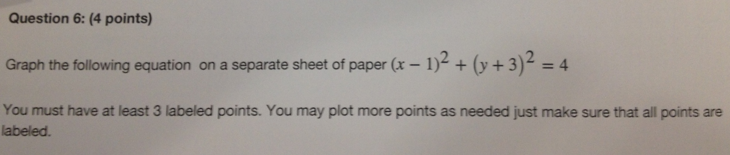 Solved Directions : On a SEPARATE SHEET OF PAPER. do the | Chegg.com
