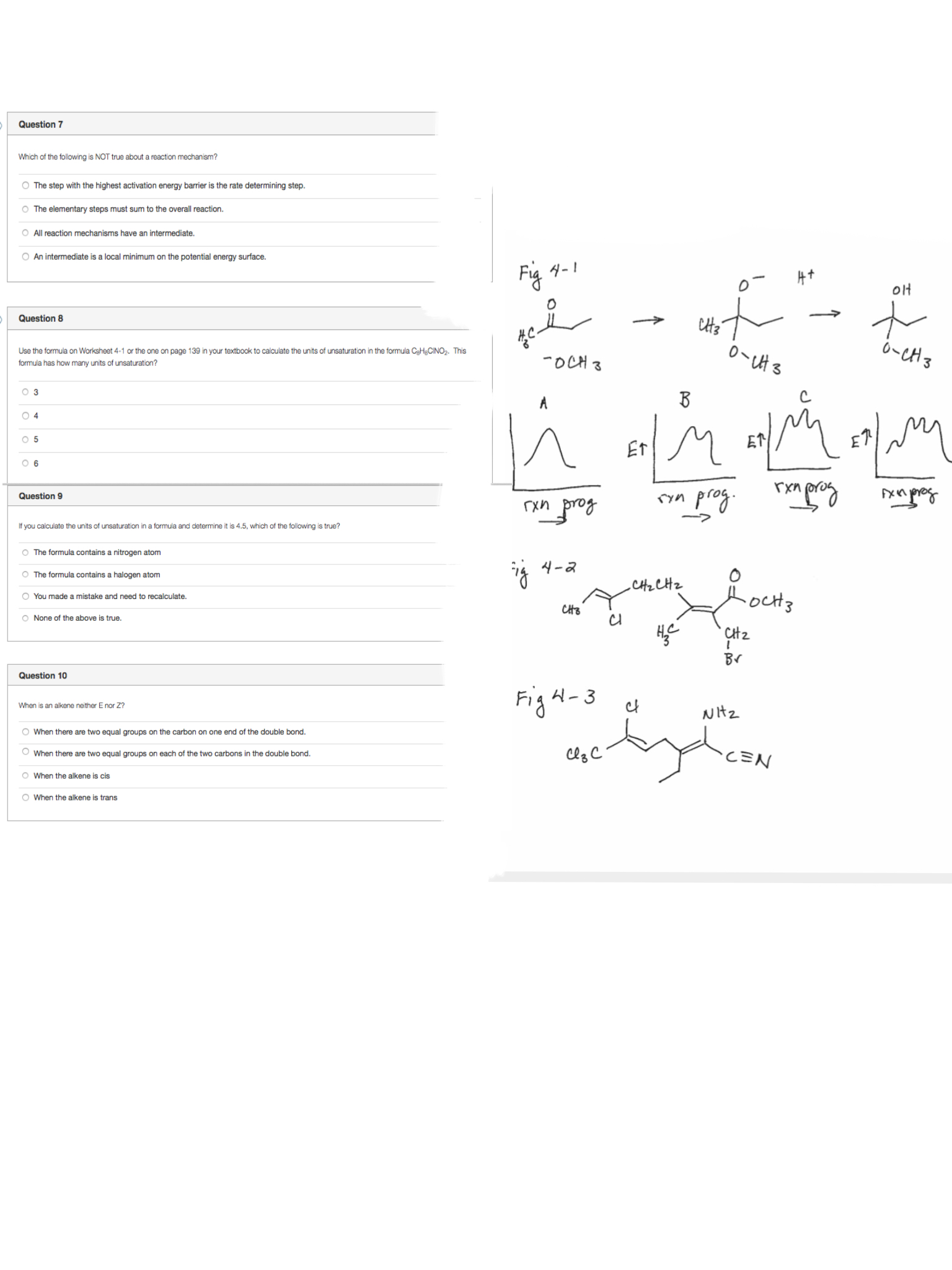 Solved Organic Chem Multiple Choice Part 2 9980