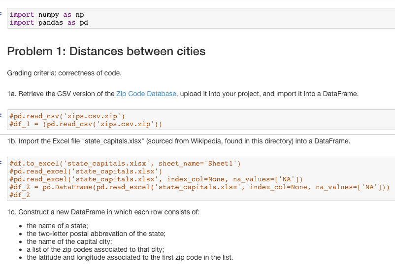 need to do this in Python, heres the link to the csv | Chegg.com
