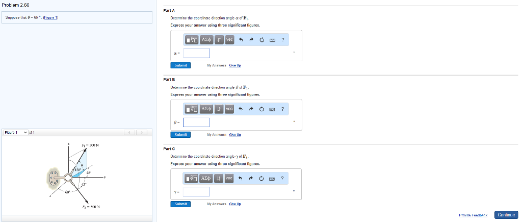 Solved Suppose that theta = 65 degree. (Figure 1) Determine | Chegg.com