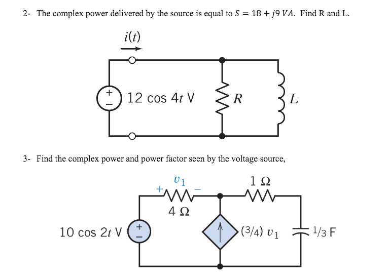 Solved 1- Find vx(t) using superposition, 5 cos 15001 V 500 | Chegg.com