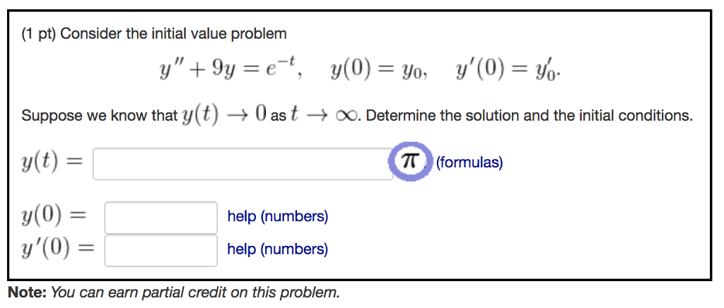 Solved Consider The Initial Value Problem Suppose We Know | Chegg.com