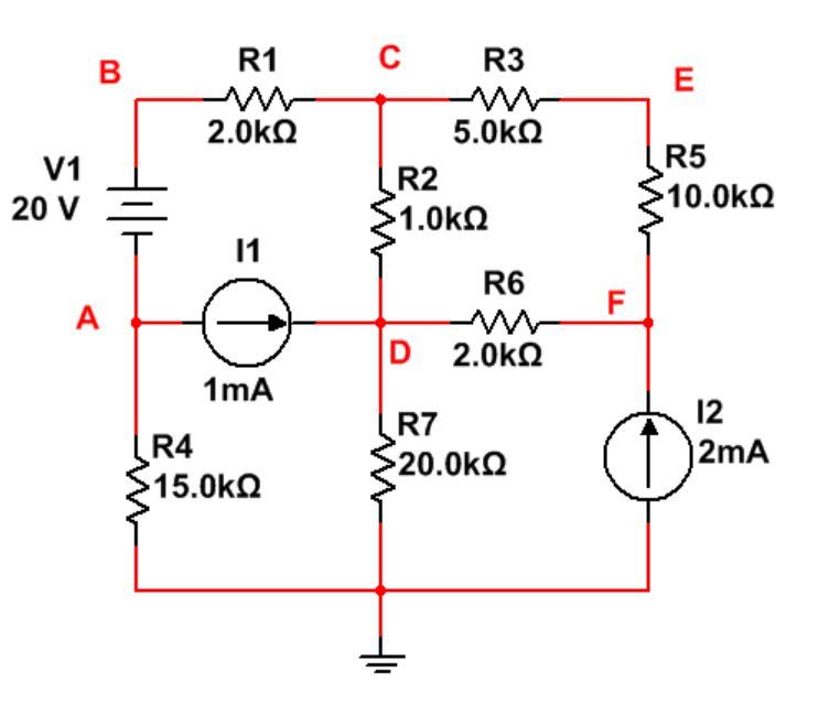 Solved a) Copy the circuit diagram in the question on your | Chegg.com