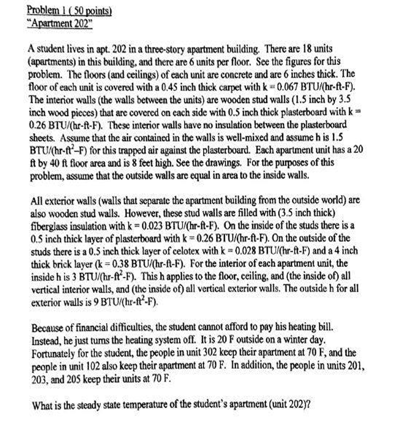 Problem L 50 Points A Ment 202 A Student Lives In Chegg