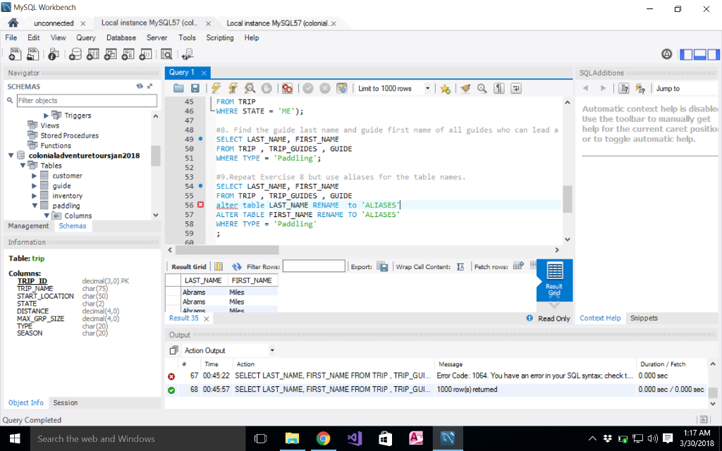 Solved O X @ DOO SQLAdditions 1 > | Jump to 46 MySQL | Chegg.com