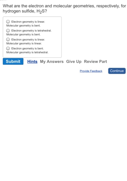 Solved: What Are The Electron And Molecular Geometries; Re... | Chegg.com