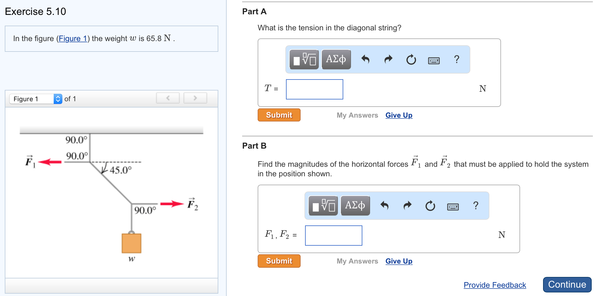 solved-in-the-figure-the-weight-w-is-65-8-n-what-is-the-chegg