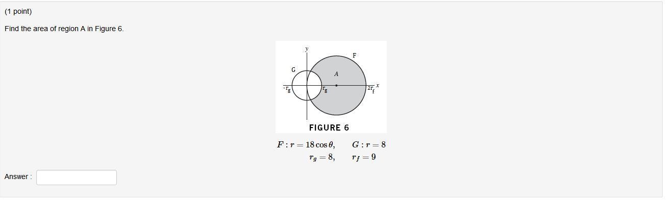Solved Find the area of region A in Figure 6. | Chegg.com
