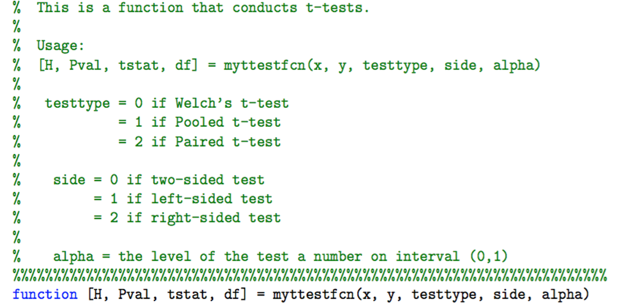 I am trying to write a MATLAB function that will do | Chegg.com