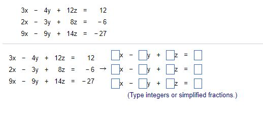 Solved Obtain an equivalent system by performing the stated | Chegg.com