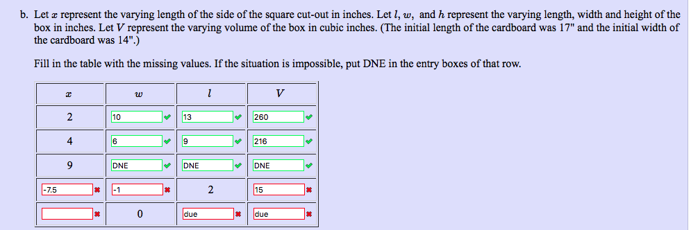 Solved Let x represent the varying length of the side of the | Chegg.com