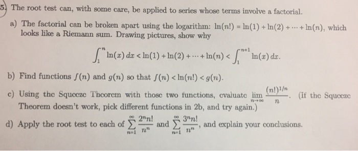 Solved The root test can, with some care, be applied to | Chegg.com
