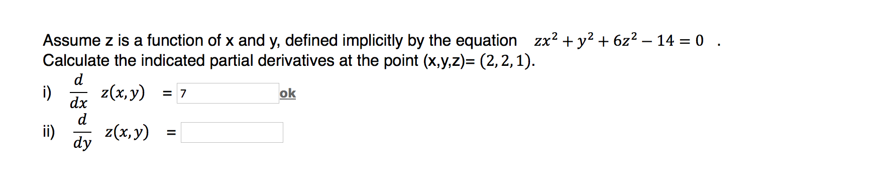 Solved Assume z is a function of x and y, defined implicitly | Chegg.com