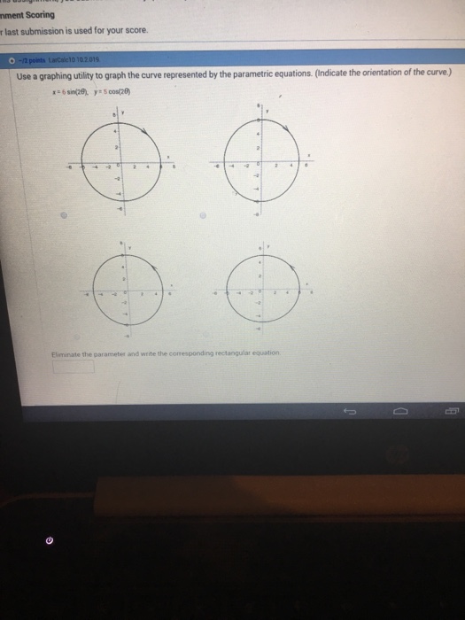 Solved Use a graphing utility to graph the curve represented | Chegg.com