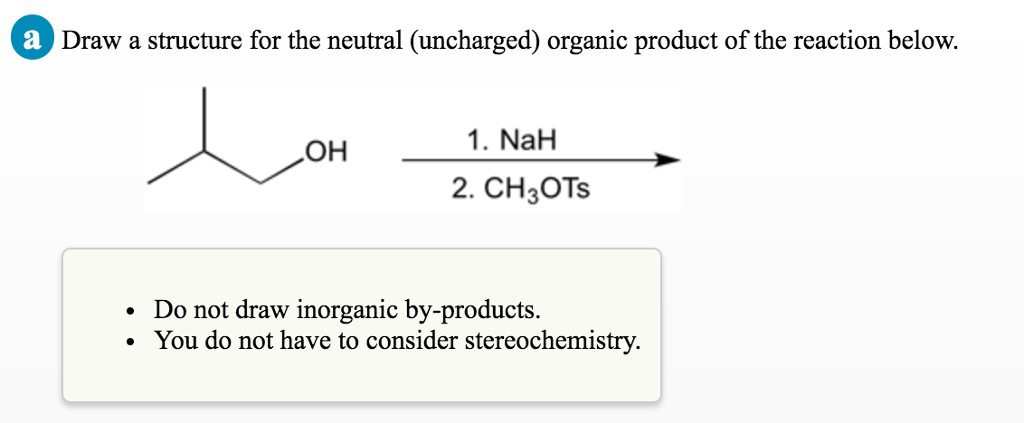 Solved Draw a structure for the neutral (uncharged) organic | Chegg.com