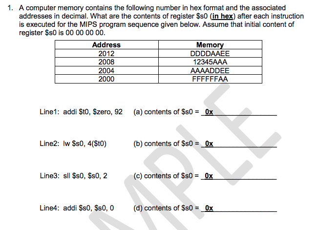 Solved A Computer Memory Contains The Following Number In Chegg Solved A Computer Memory Contains The Following Number In Chegg