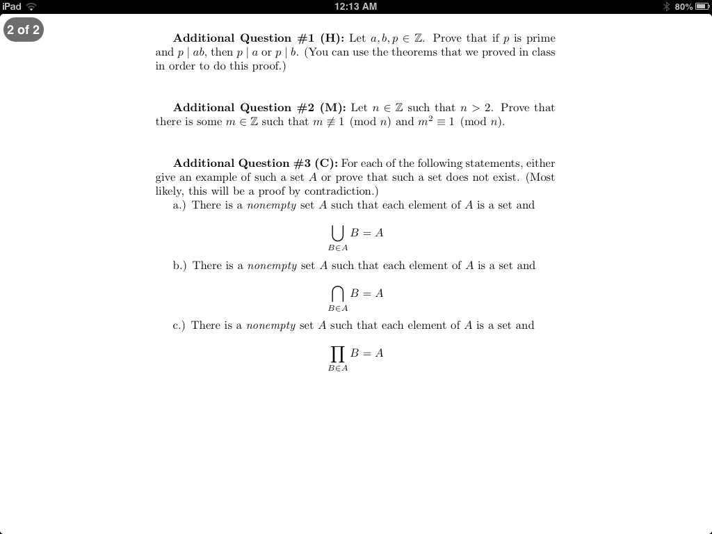 Solved Let A B P Epsilon Z Prove That If P Is Prime An Chegg Com