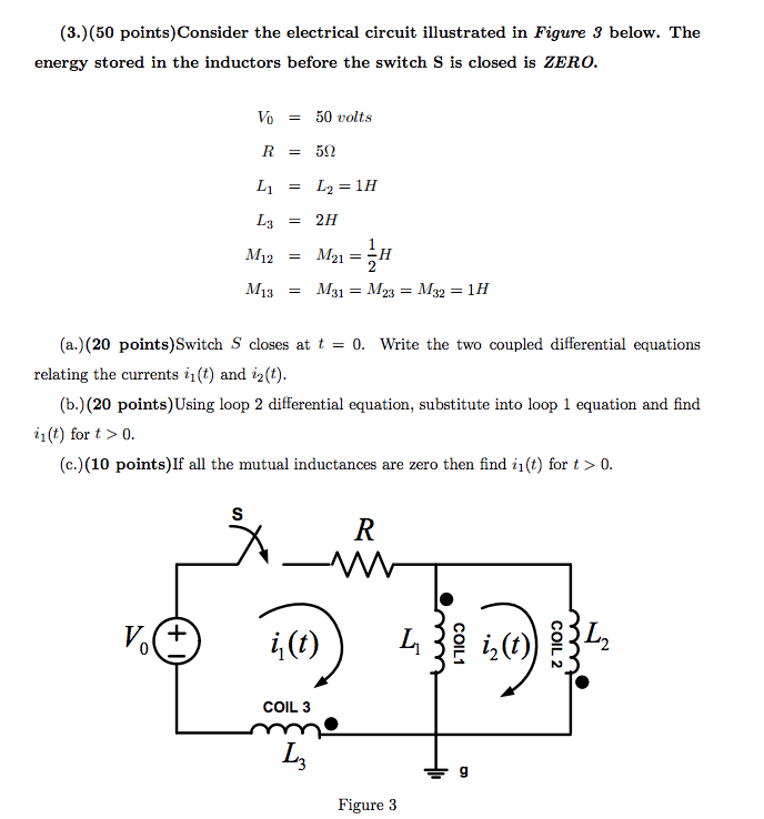 Solved Consider the electrical circuit illustrated in Figure | Chegg.com
