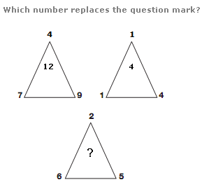 Solved Which number replaces the question mark? | Chegg.com