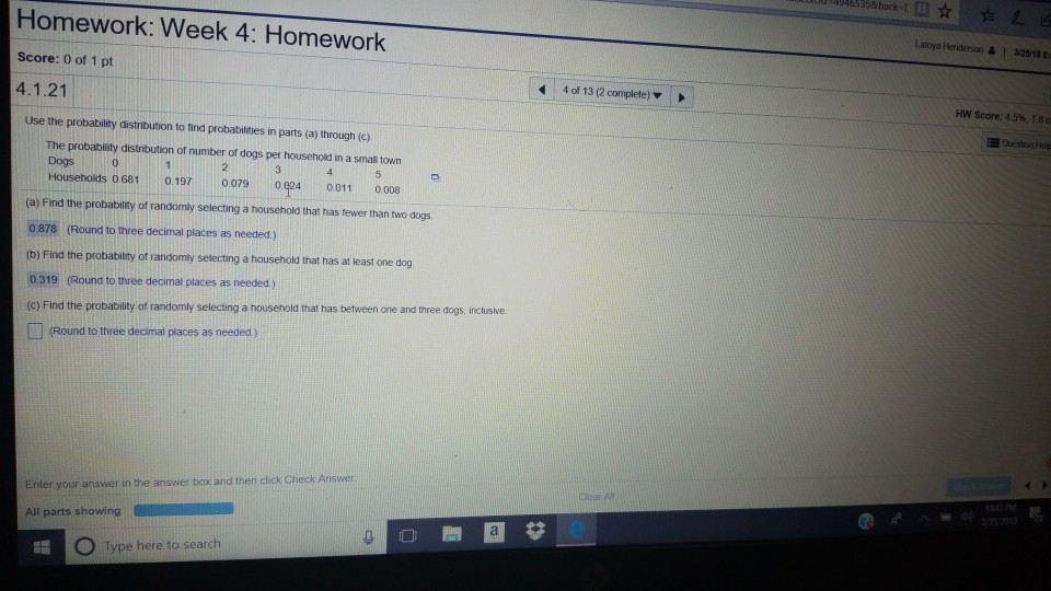 Solved Homework: Week 4: Homework Score: 0 of 1 pt 4.1.21 | Chegg.com